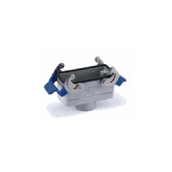 Capot câble à câble 16B, Aluminium moulé sous pression, IP65, Sortie verticale, PG21